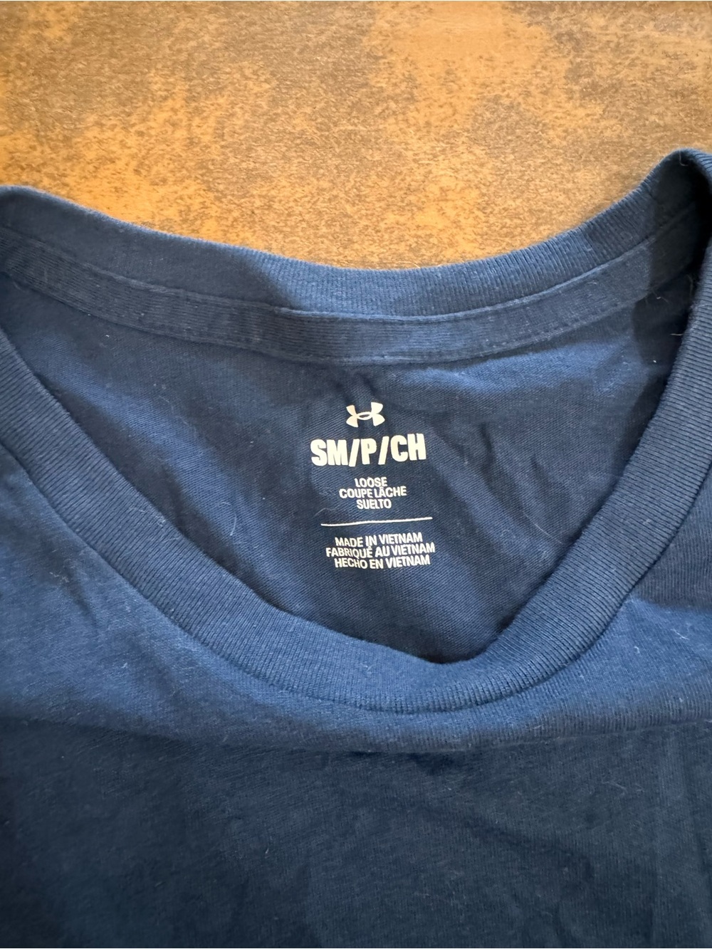 Under Armour Men’s Dark Navy Crew Neck Short Sleeve Tee